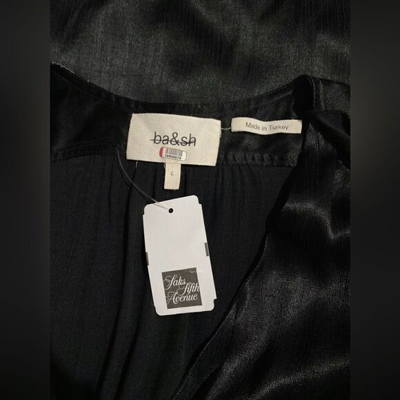 BA&SH Coralie Draped Asymmetric Dress size L - Picture 13 of 13